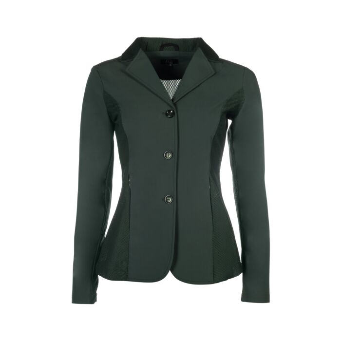 HKM Perforated Competition Jacket - Deep Green