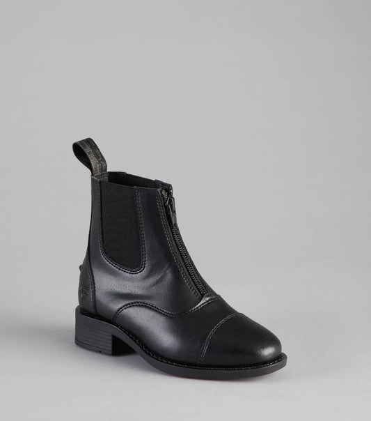 Volens Junior Synthetic Paddock Boot Black