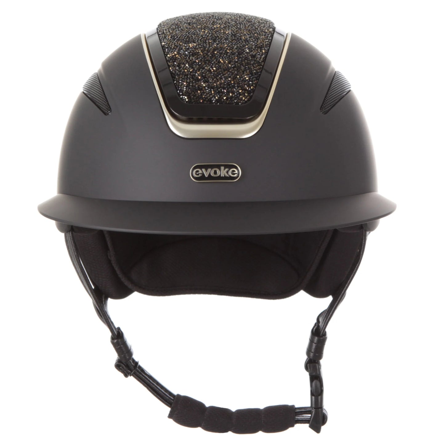 Evoke Calisto Wide Peak Black /Gold  Crystal - Pre Order for June